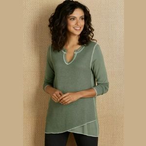 SOFT SURROUNDINGS Hallie Henley Knit Shirt Tunic